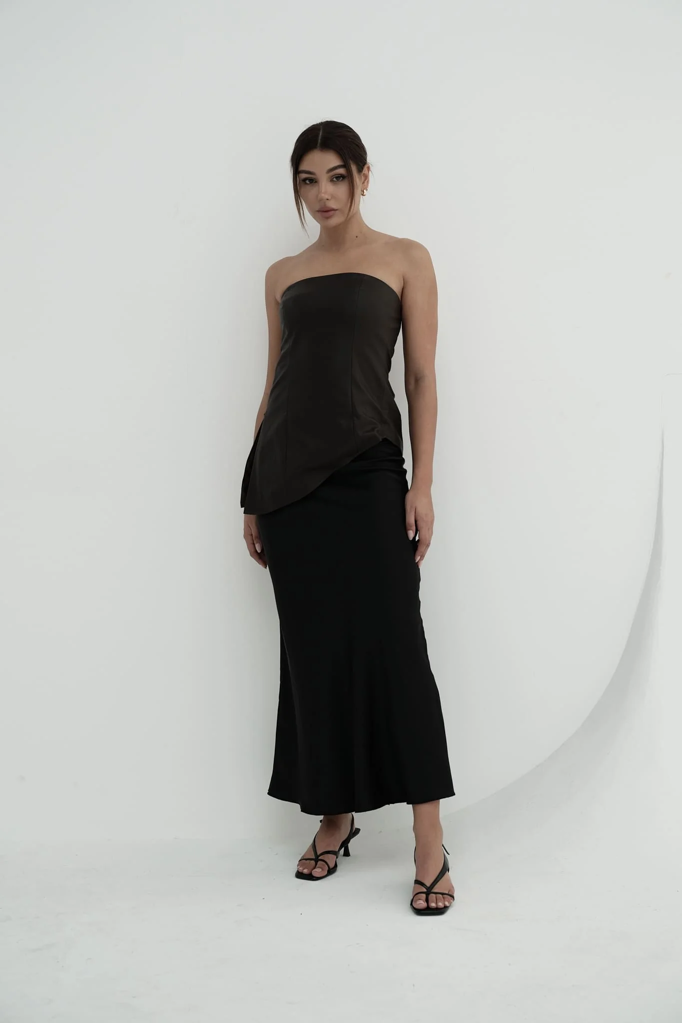 Ellie Strapless Leather Top - Image 9