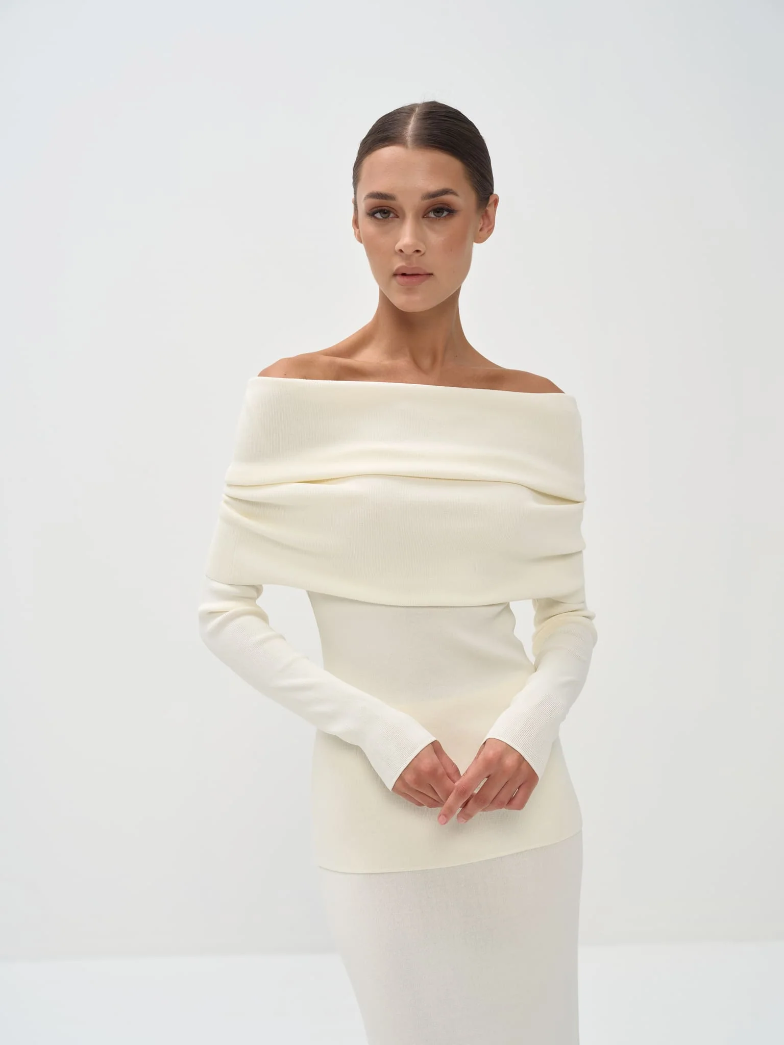 Madeline Knit Top & Maxi Skirt Set in Viscose Knit - Image 3