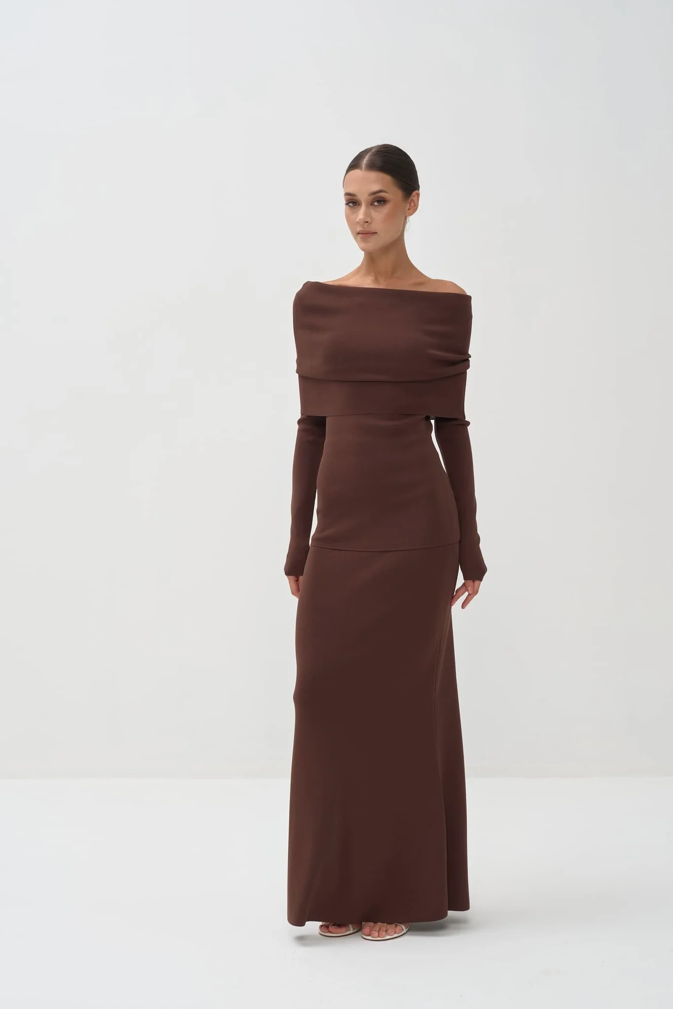 Madeline Knit Top & Maxi Skirt Set in Viscose Knit - Image 6