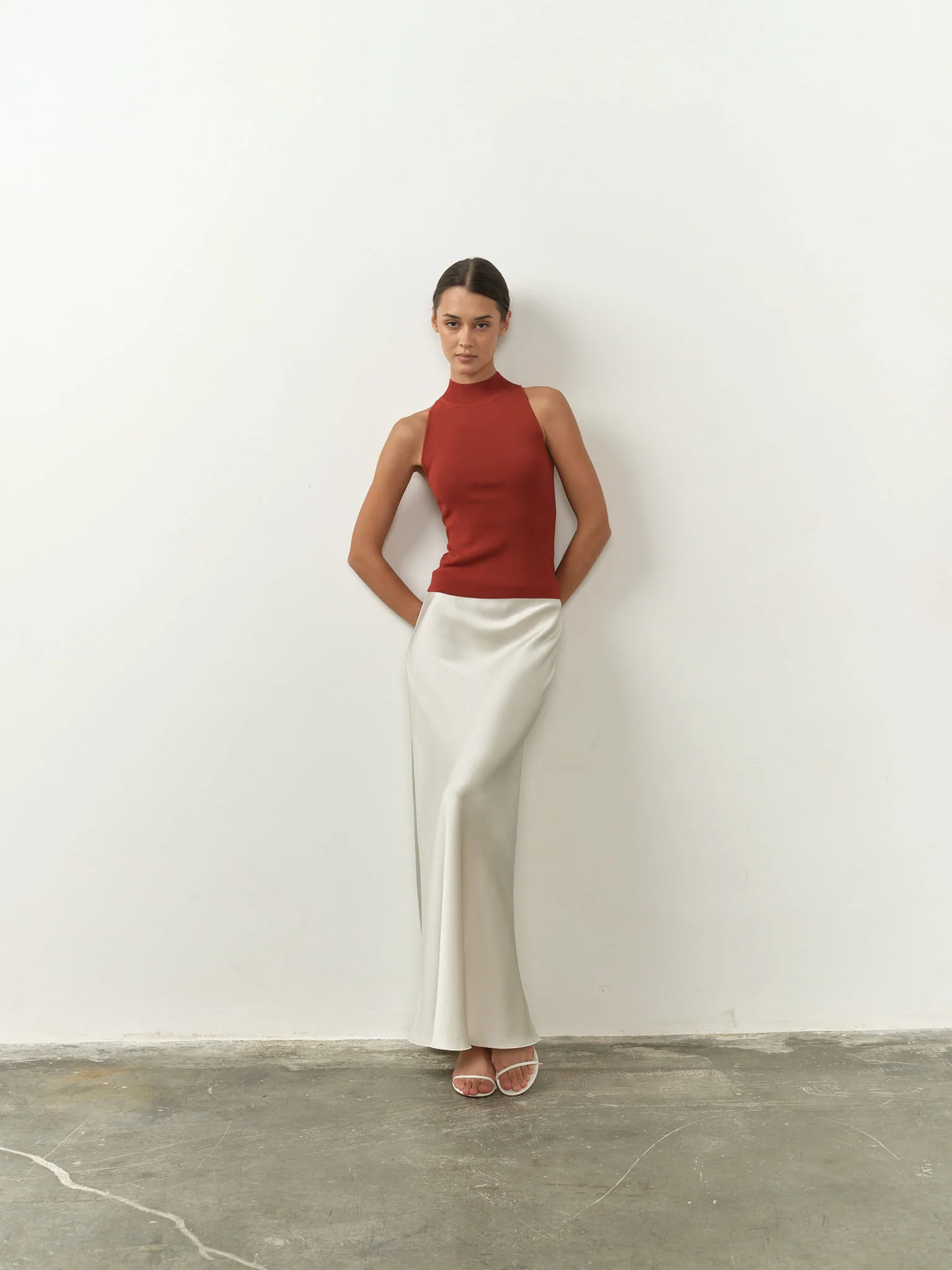 Maia High Neck Sleeveless Top - Image 7