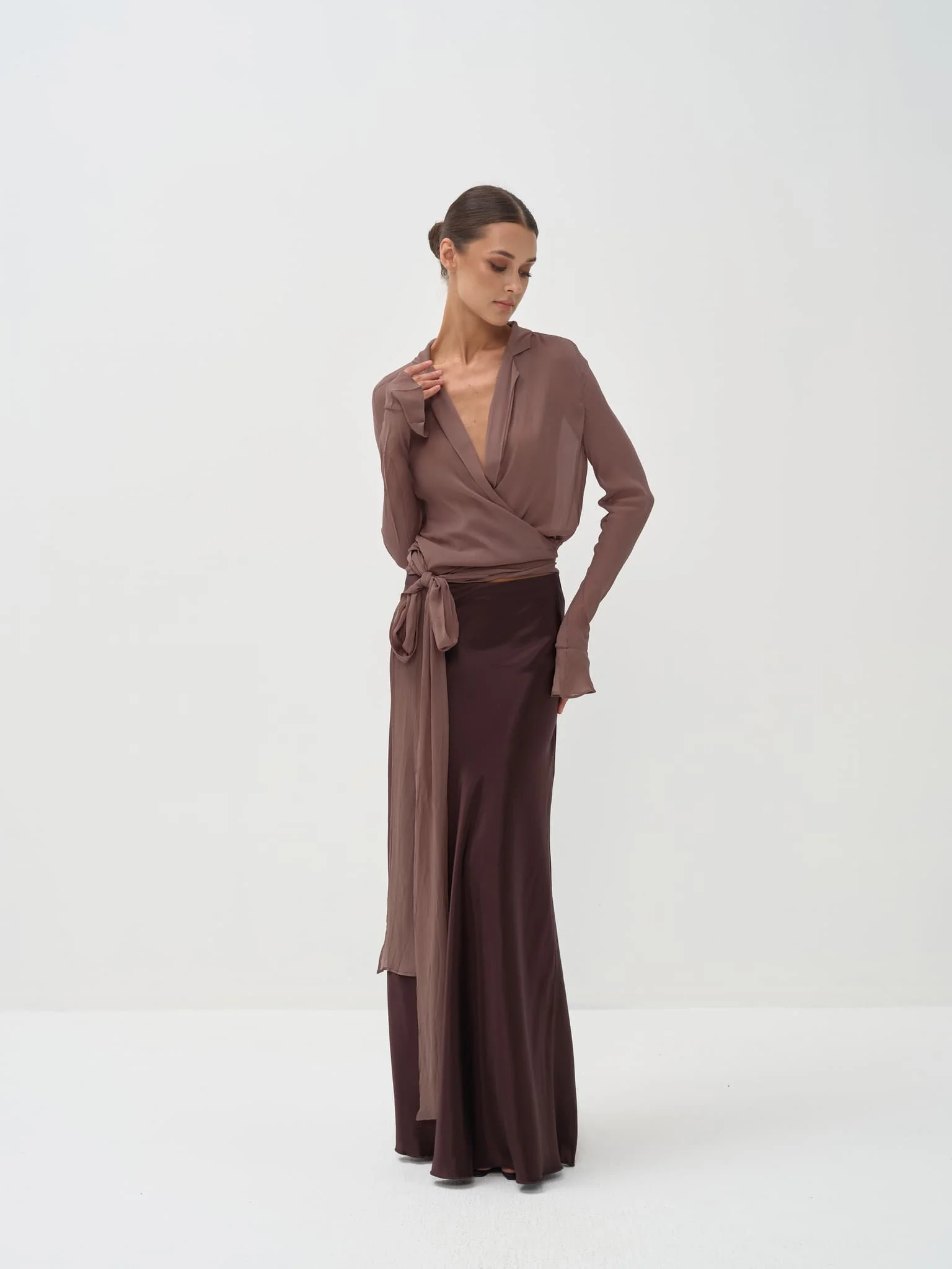 Nova Wrap Top in Viscose - Image 4